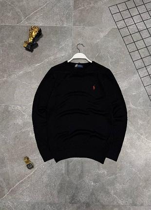 Светр polo ralph lauren чорний чоловічий