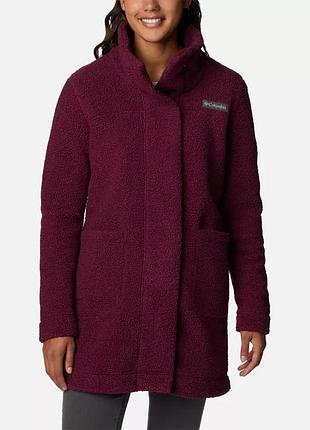 Женская длинная куртка columbia sportswear panorama long jacket пальто xl