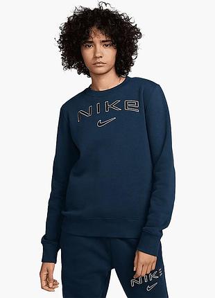 Urbanshop com ua світшот жіночий nike sportswear phoenix fleece crewneck sweatshirt blue hm9754-478 розміри запитуйте