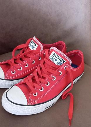 Кожаные кеды converse оригинал 40, на ст.25.5