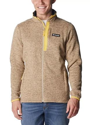 Мужская флисовая куртка sweater weather columbia sportswear на молнии во всю длину