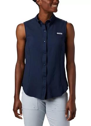 Женская рубашка без рукавов pfg tamiami columbia sportswear