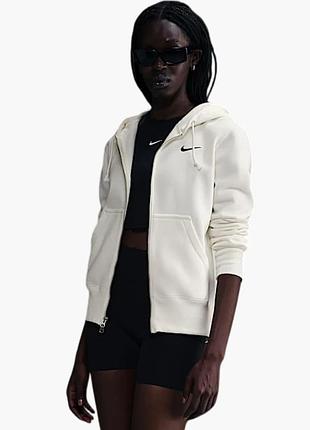 Urbanshop com ua толстовка жіноча nike nsw phnx flc std fz hdy white hj0995-133 розміри запитуйте
