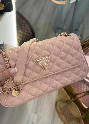 Клатч гесс guess розова 3