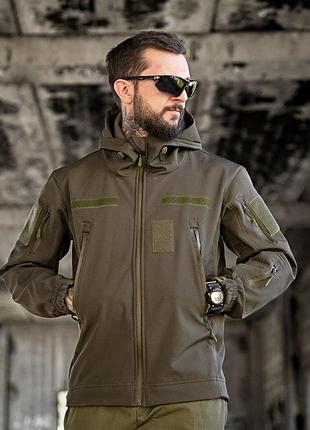 Тактична куртка softshell masad masad олива l
