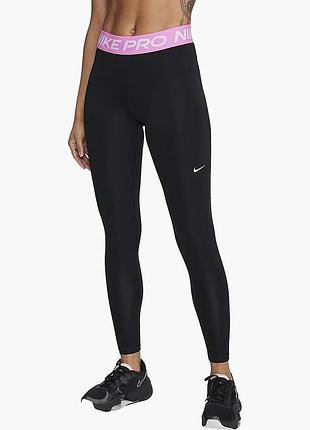 Urbanshop com ua легінси жіночі nike pro mid-rise mesh-paneled leggings black cz9779-016 розміри запитуйте