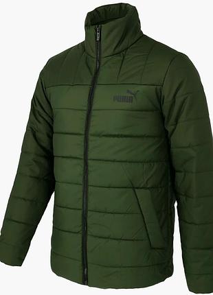 Urbanshop com ua куртка мужская puma ess+ padded jacket green 849349-31 размеры запитуйте