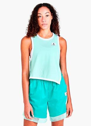 Urbanshop com ua майка женская air jordan essentials asymmerical jersey tank turquoise do5035-379 размеры запитуйте