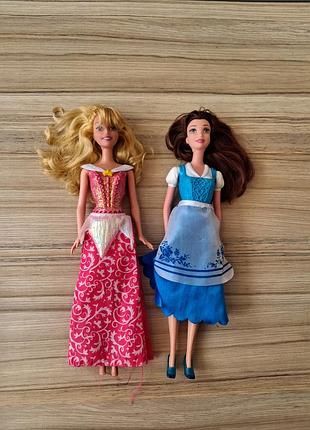 Лялька disney princess аврора, красуня і чудовисько бель