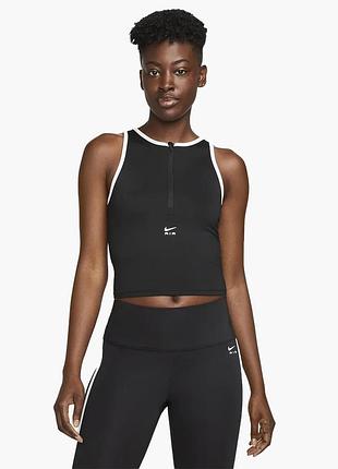 Urbanshop com ua майка женская nike air dri-fit womens 1/2-zip running tank top black fb7624-010 размеры запитуйте