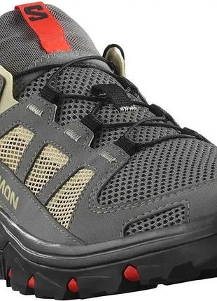 Тактические кроссовки salomon techamphibian 5 10.5 pewter/moth/fiery red