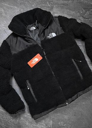 Куртка the north face sherpa nuptse зимняя черная мужская xl