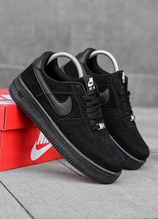 Кеды nike air force 1 low мужские черные 43