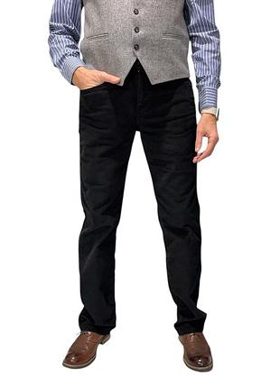Джинсы вельветовые wrangler 100% cotton black 33х34
