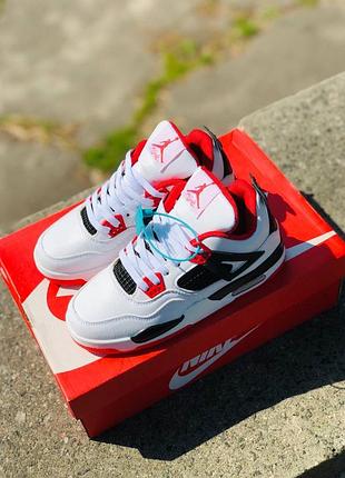 Кроссовки весенние nike jordan 4 retro кроссовки унисекс найк джордан ретро 4 кросовки джордан