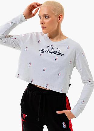 Urbanshop com ua лонгслив женский nike t-shirt n31 w nk cts crop ls tee nba grey da6810-051 размеры запитуйте