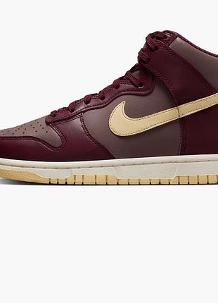 Urbanshop com ua кроссовки женские nike dunk high bordo dd1869-202 размеры запитуйте