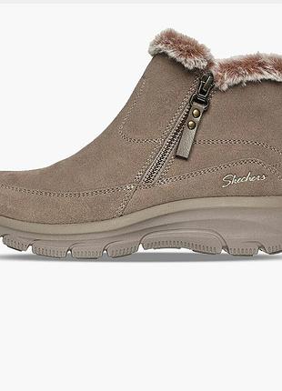 Urbanshop com ua ботинки женские skechers relaxed fit: easy going - cool zip! beige 167862-tpe розміри запитуйте