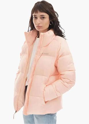 Urbanshop com ua пуховик женский columbia puffect jacket peach wl0251-890 размеры запитуйте