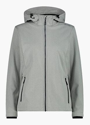 Urbanshop com ua куртка жіноча cmp jacket zip hood softshell grey 34a3096-u439 розміри запитуйте