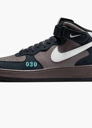 Urbanshop com ua кроссовки мужские nike air force 1 mid nh 2 brown/black dr0296-200 размеры запиту