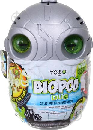 Іграшка сюрприз silverlit ycoo biopod duo робозавр