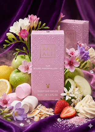Духи yum boujee marshmallow 81 pheromone perfume женские с ферромонами 40 мл сладкие стойкие духи малина клубника кокос мускус