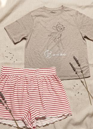 Пижама футболка шорты s primark