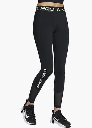 Urbanshop com ua легінси жіночі nike pro mid-rise full-length leggings black fb5687-010 розміри запитуйте