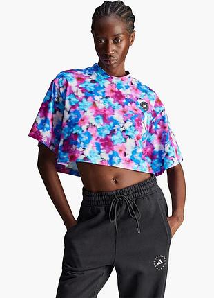 Urbanshop com ua футболка женская adidas by stella mccartney printed crop t-shirt multi jd8620 размеры запитуйте