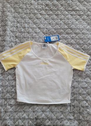 Кроп топ, футболка коротка adidas xs
