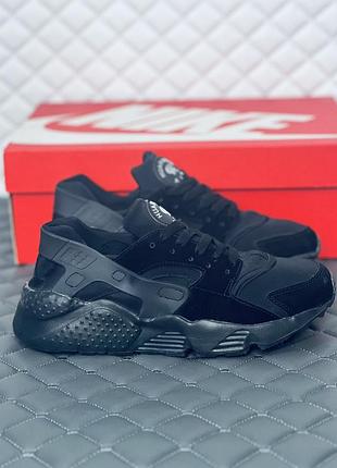 Кросівки nike air max huarache кросівки найк аїр хуарачі чорні весна-літо, 40, 40