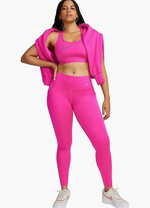 Urbanshop com ua легінси жіночі nike go leggings pink dq5672-615 розміри запитуйте