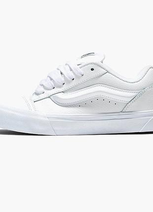 Urbanshop com ua кеды унисекс vans knu skool leather white vn0009qcw00 размеры запитуйте