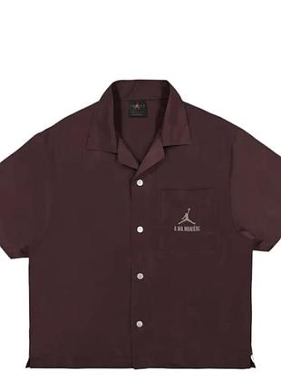 Urbanshop com ua сорочка air jordan x a ma maniére mens warm-up shirt bordo dv7460-263 (оригінал) розміри запитуйте
