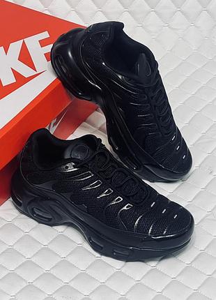 Кроссовки весенние найк аир макс 95 черные nike air max 95 tn 45, 40