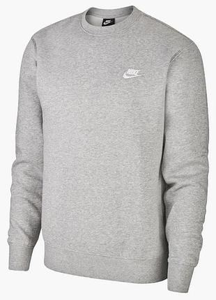 Світшот чоловічий nike m nsw club crw bb grey bv2662-063 s