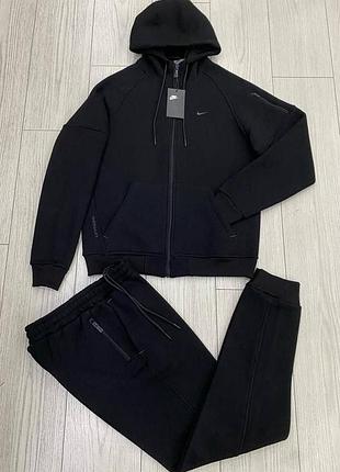 Зимний мужской спортивный костюм nike с капюшоном турция