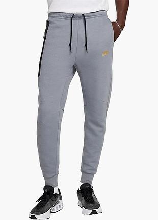 Штани чоловічі nike sportswear tech fleece grey fz4710-065 s