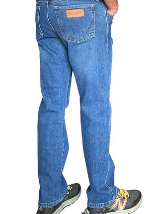 Джинси wrangler stretch denim - голубой