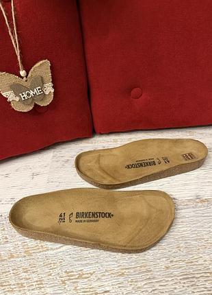 Фірмові ортопедичні замшеві устілки birkenstock 41р.