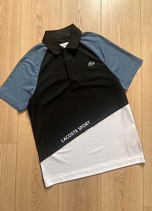 Спортивна футболка поло lacoste sport s 🛍️1+1=3🛍️