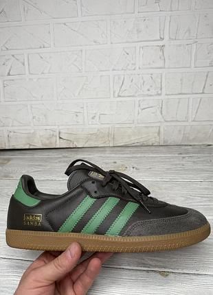 Классные кожаные кроссовки adidas samba og оригинал 43 р