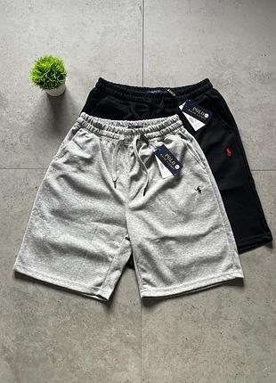 Шорти polo ralph lauren чорні/сірі/білі