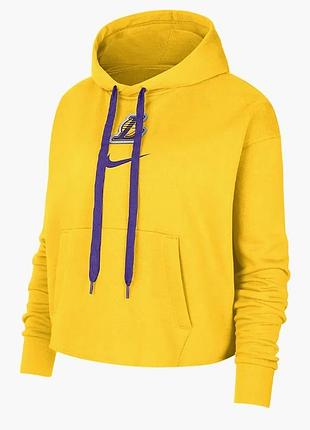 Худі жіноче nike los angeles lakers courtside yellow dn4735-728 xl