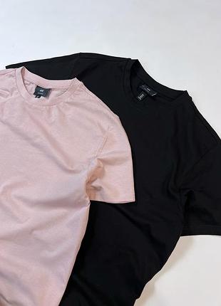 Світло рожева футболка h&m розмір l сток 1