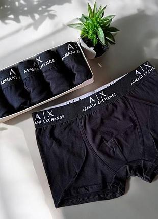 Боксеры трусы мужские emporio armani 5 шт набор в упаковке боксеры трусы чоловічі труси боксери exz0