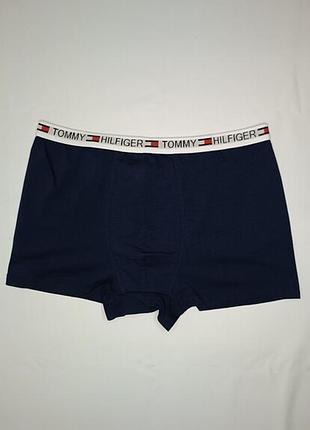 Чоловічі сині труси боксери tommy hilfiger. чоловіча білизна
