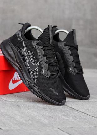 Осенние мужские кроссовки nike zoom черные весенние сетка, мужские кроссовки найк зум текстильные осень демисезонные 41