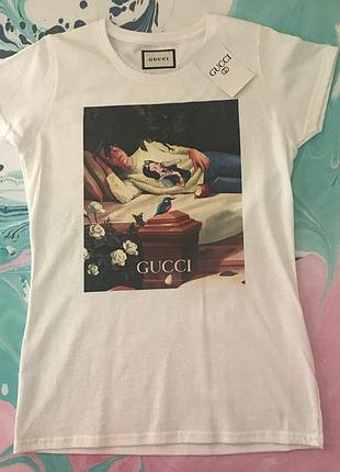 Gucci snow white жіноча футболка. якість топ m
